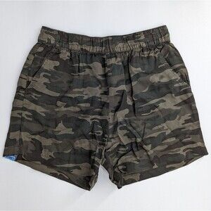 Social Standard by Sanctuary Camo High Rise 100% Lyocell Shorts Large NWOT